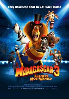 Madagascar 3 2012 Dual Audio Hindi 480p 300MB FilmyFly